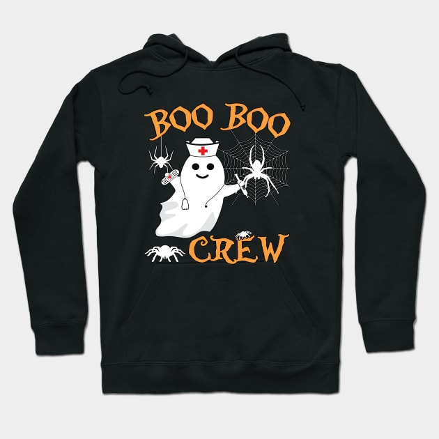 Spooky Boo Boo Crew Spider Web Emergency Medical. Hoodie by Maxx Exchange